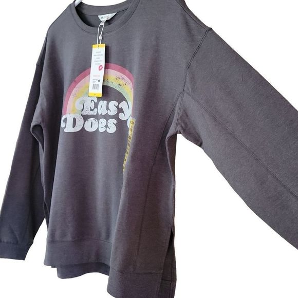 Wildfox "Easy Does It" Soft Statement Sweatshirt NWT - Picture 7 of 16